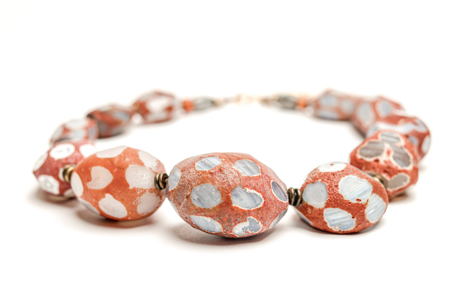 Saffron Necklace in Agate Mix