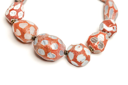 Saffron Necklace in Agate Mix