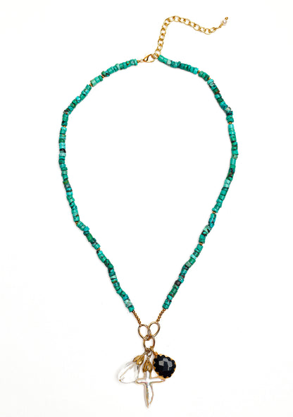 Neva Necklace in Turquoise Mix