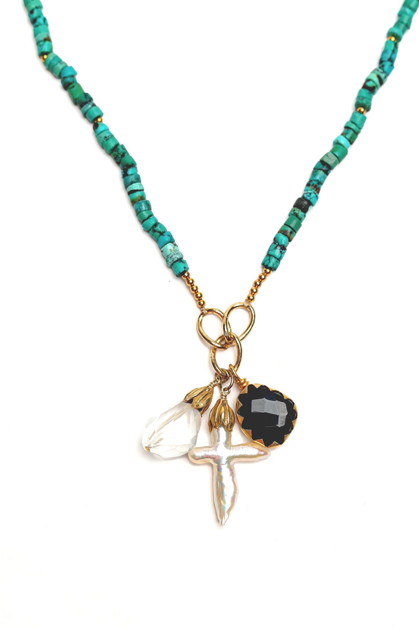 Neva Necklace in Turquoise Mix