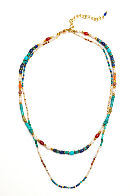 Cassia Necklace in Multi Mix