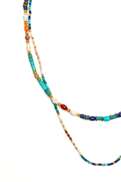 Cassia Necklace in Multi Mix