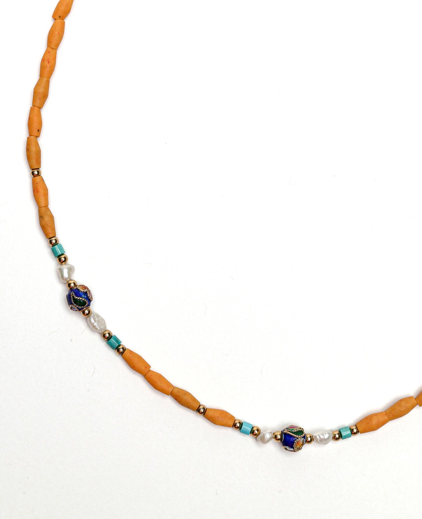 Dawn Necklace in Yellow Jade Mix