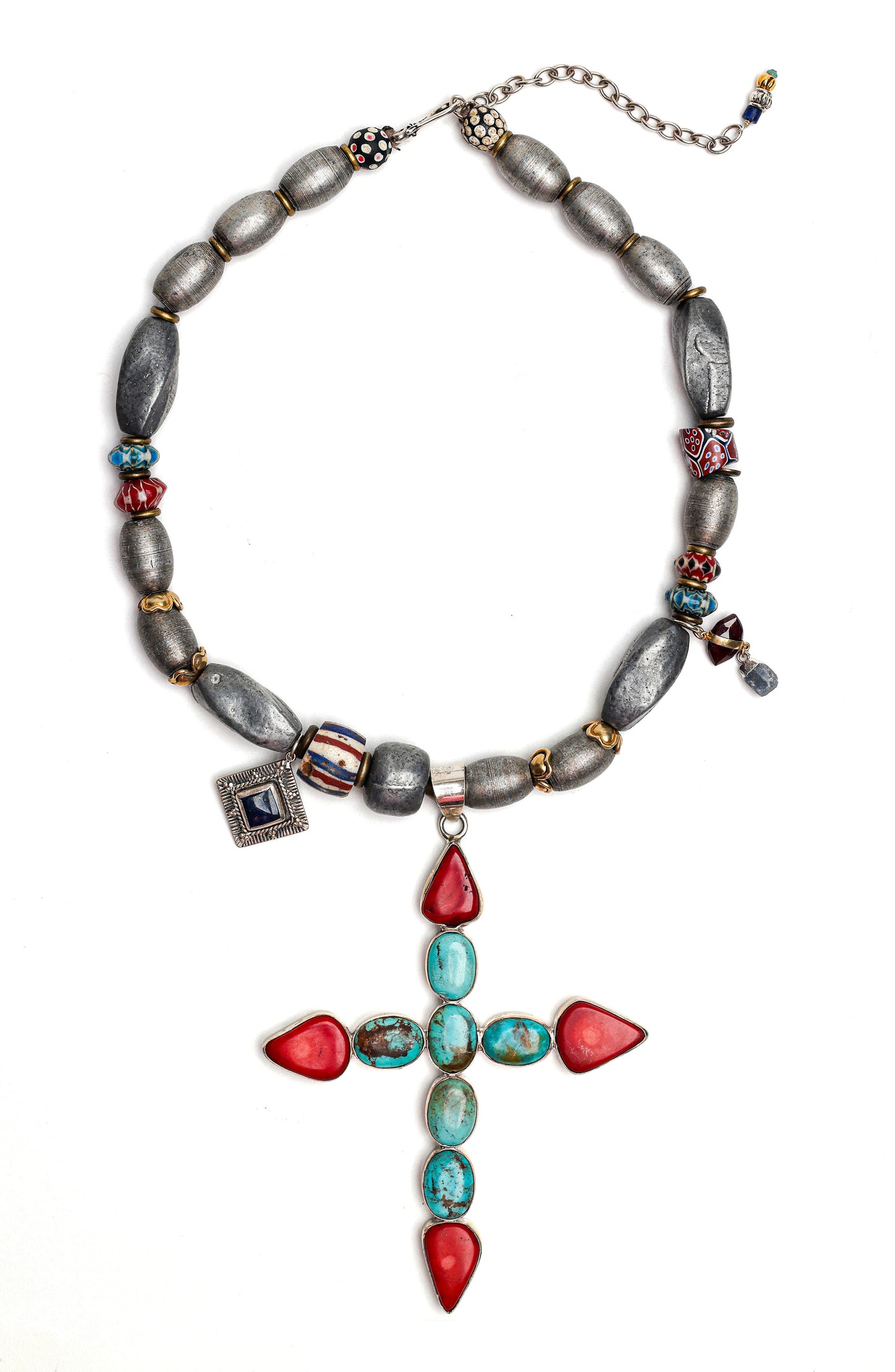 Avery Necklace in Turquoise Mix