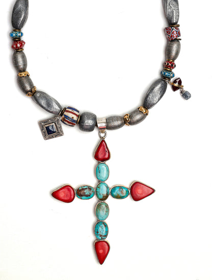 Avery Necklace in Turquoise Mix