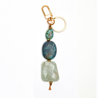 Jasmine Keychain in Turquoise Mix