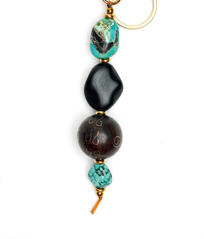 Ivy Keychain in Onyx Mix