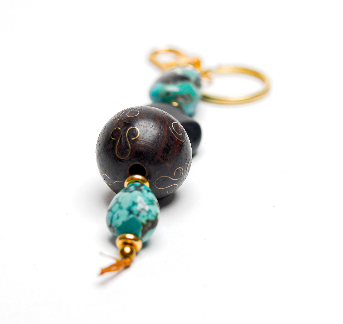 Ivy Keychain in Onyx Mix