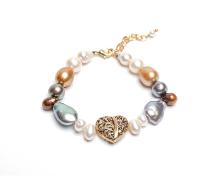 Diana Bracelet in Pearl Mix