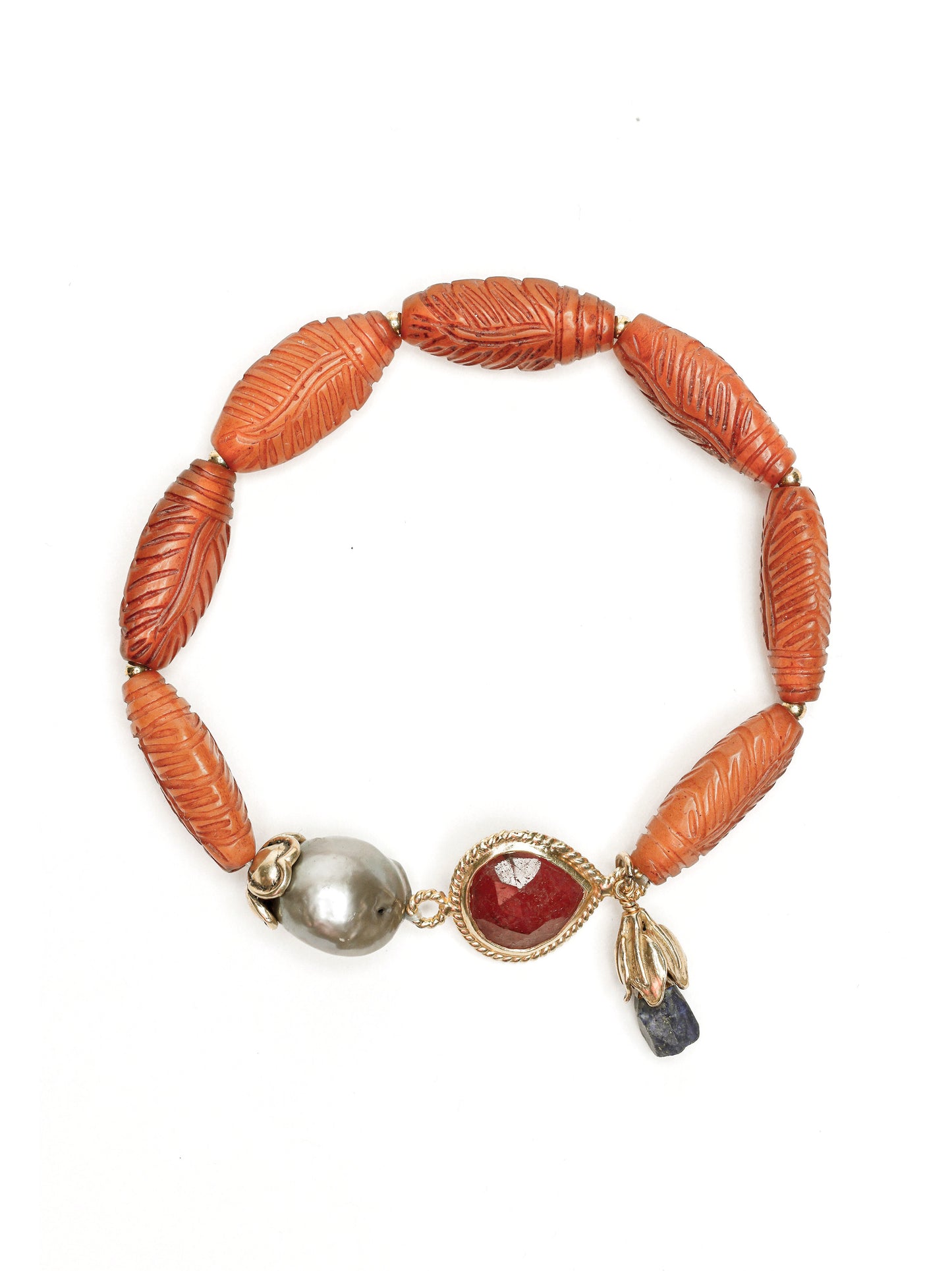 Leila Bracelet in Amber Mix