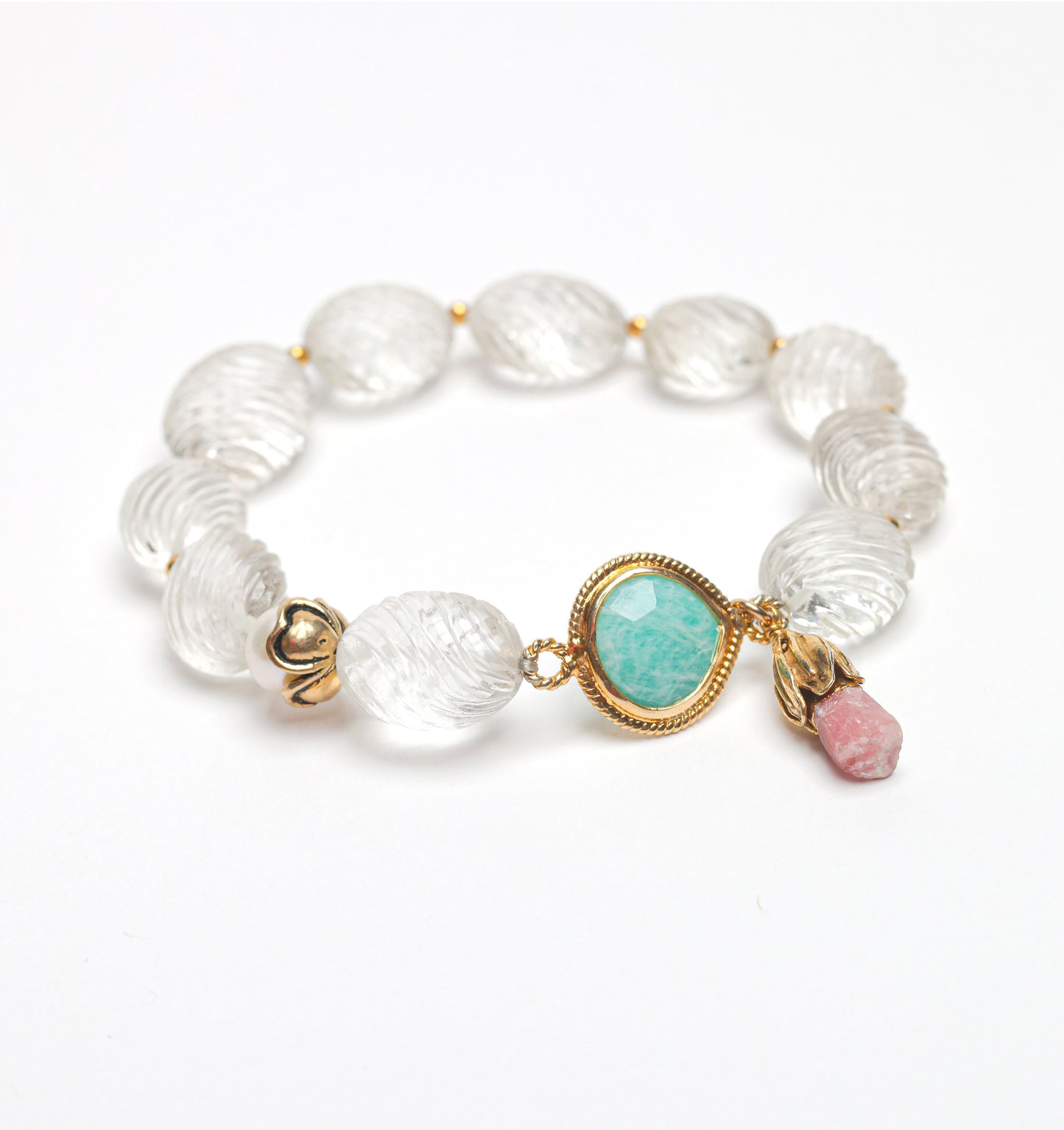 Leila Bracelet in Clear Quartz Mix