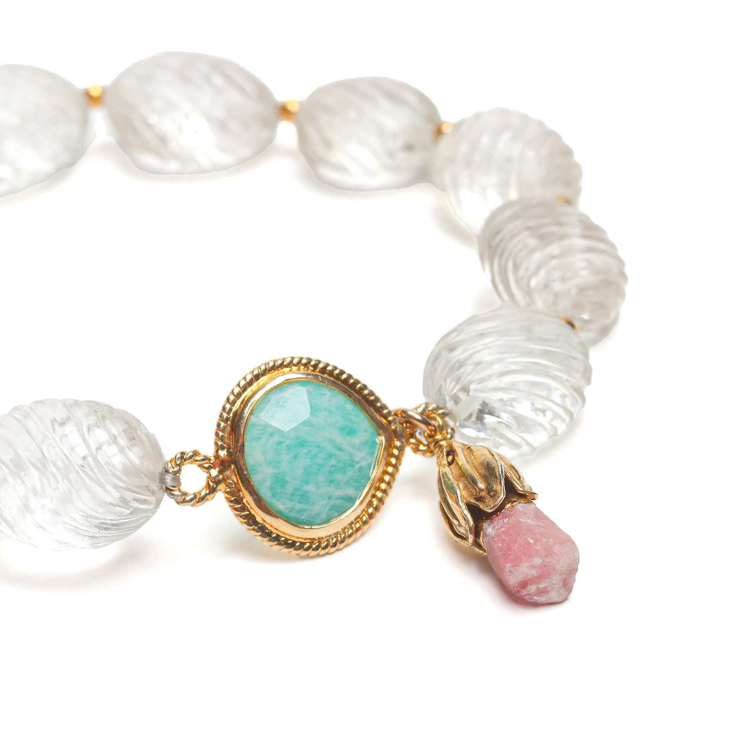 Leila Bracelet in Clear Quartz Mix