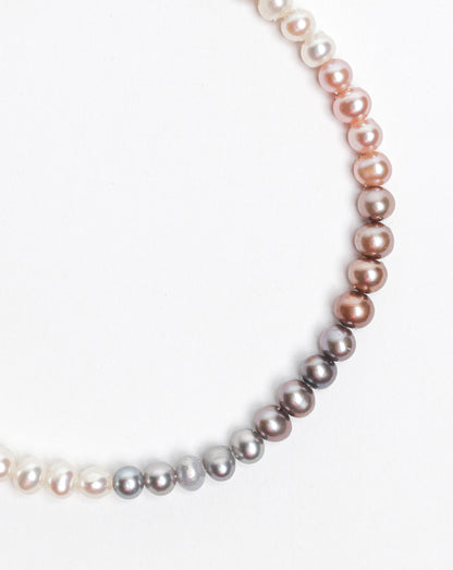 Ula Anklet in Taupe Pearl Mix