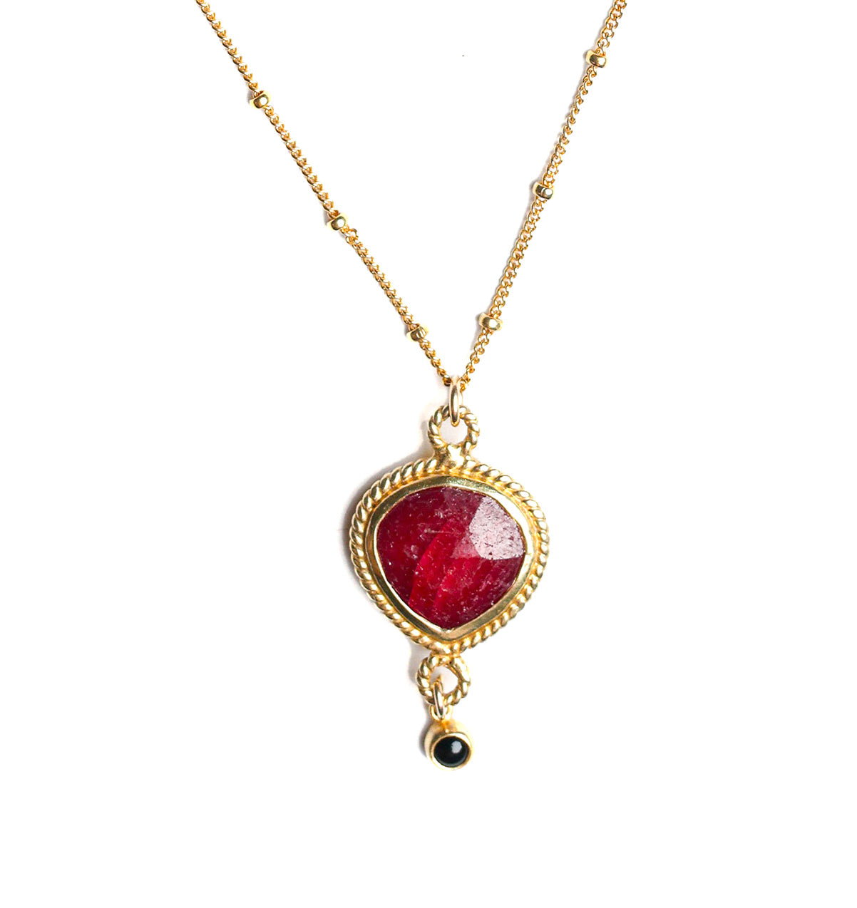 Femi Necklace in Ruby Mix