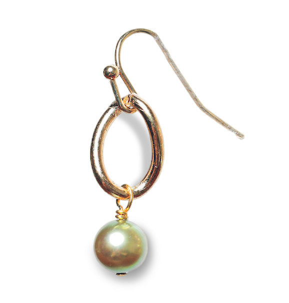 Jolie Earring in Green Pearl