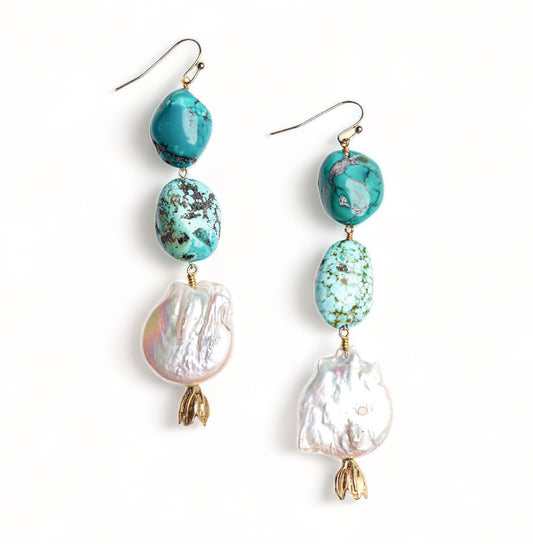 Liliana Earring in Turquoise Mix