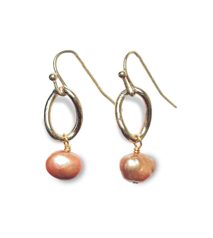 Jolie Earring in Champagne Pearl