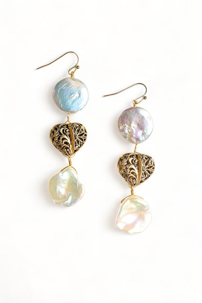 Rosana Earring in Pearl Mix