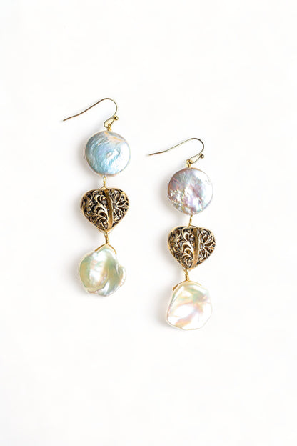 Rosana Earring in Pearl Mix