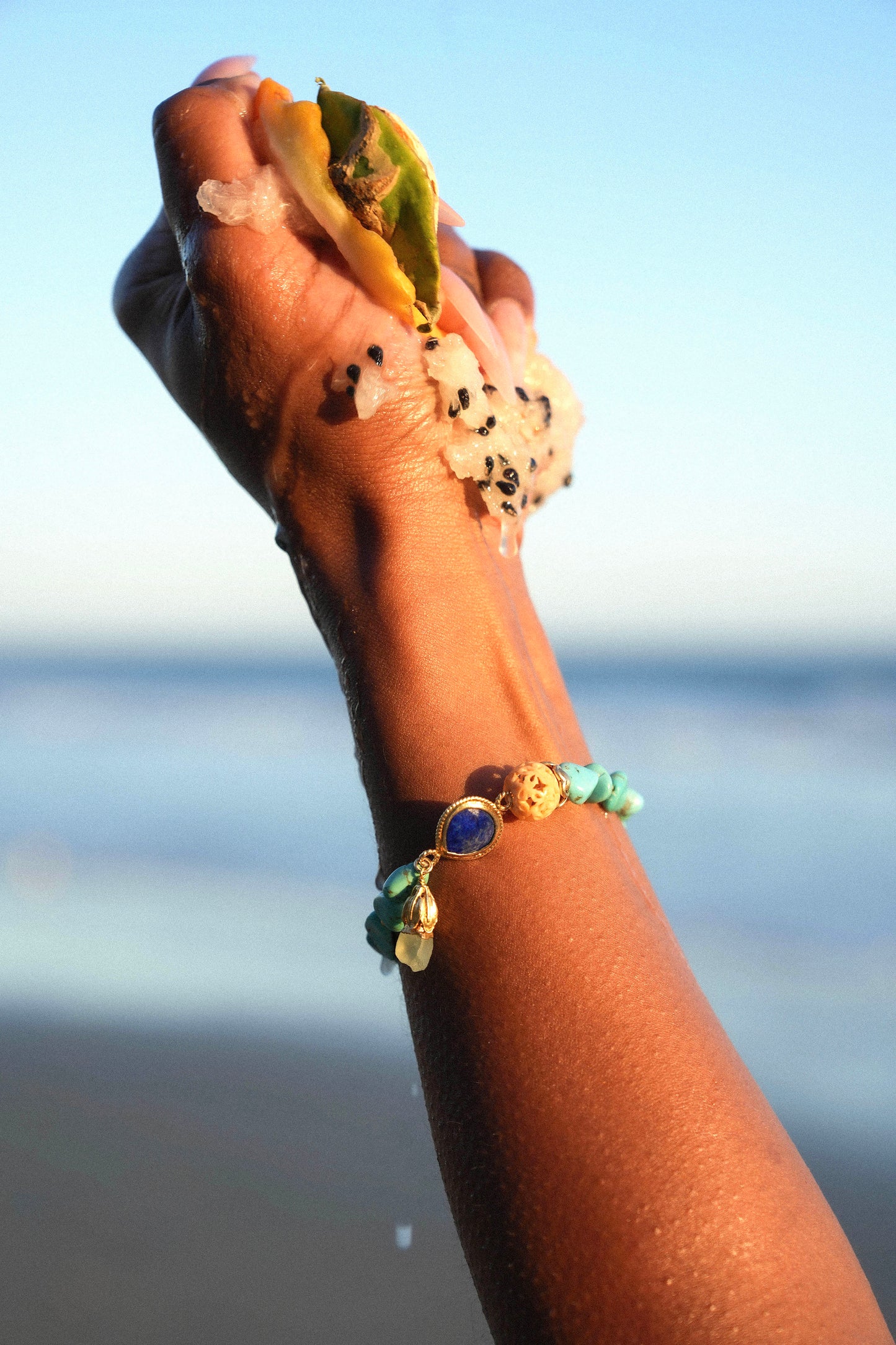 Leila Bracelet in Amber Mix